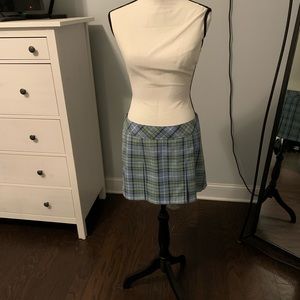 Abercrombie tartan mini skirt Blue 2